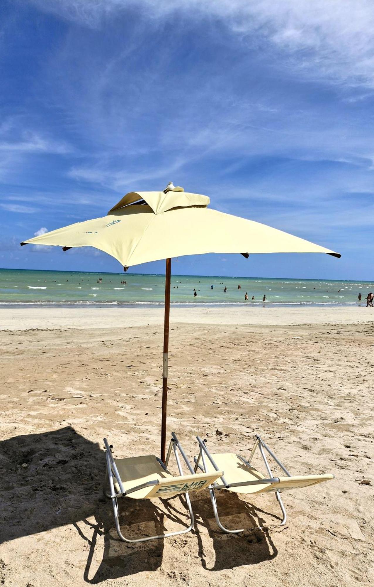Msflats Paripueira Praia Wifi Ar Cozinha E Varanda Nascente C Rede Exterior foto