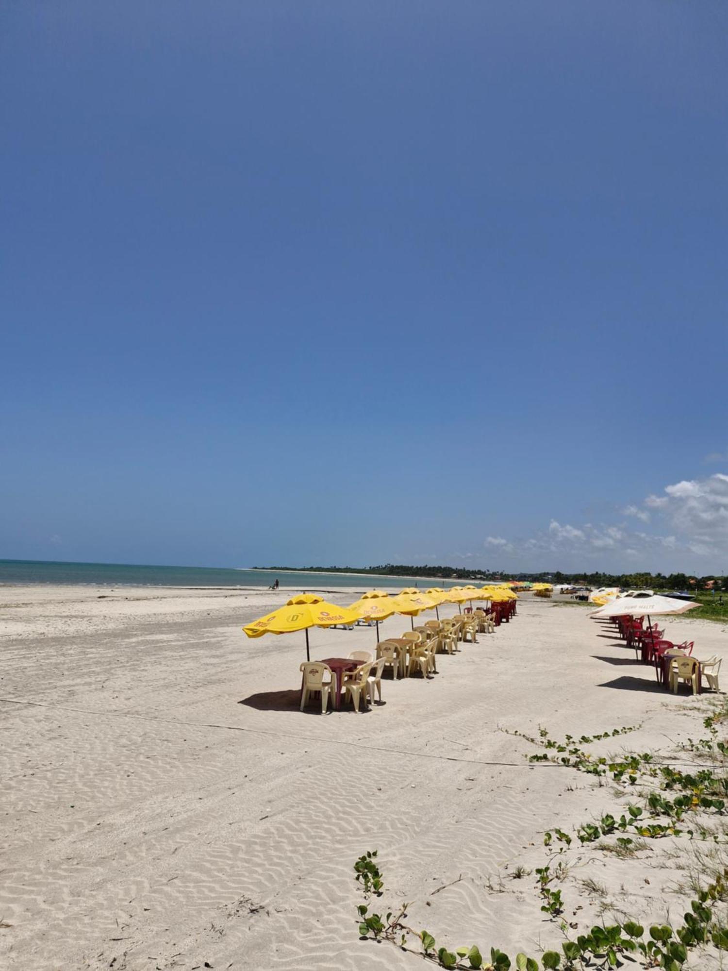 Msflats Paripueira Praia Wifi Ar Cozinha E Varanda Nascente C Rede Exterior foto