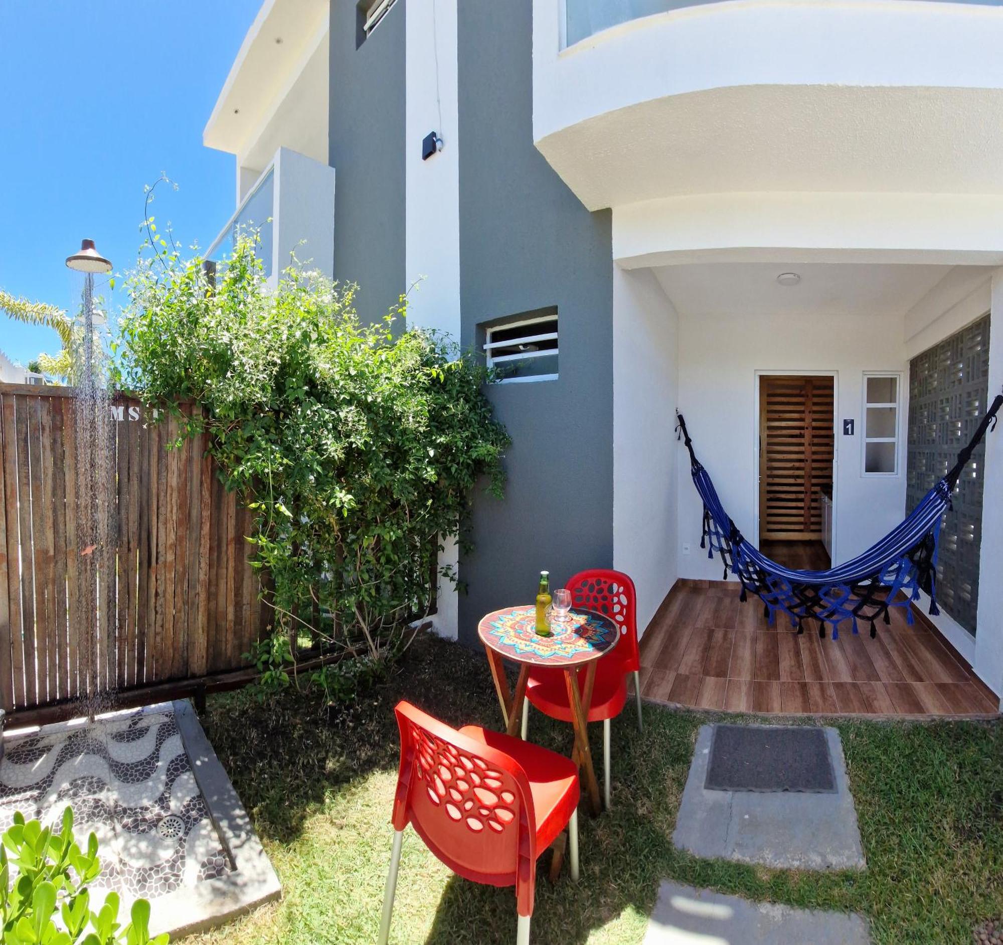 Msflats Paripueira Praia Wifi Ar Cozinha E Varanda Nascente C Rede Exterior foto