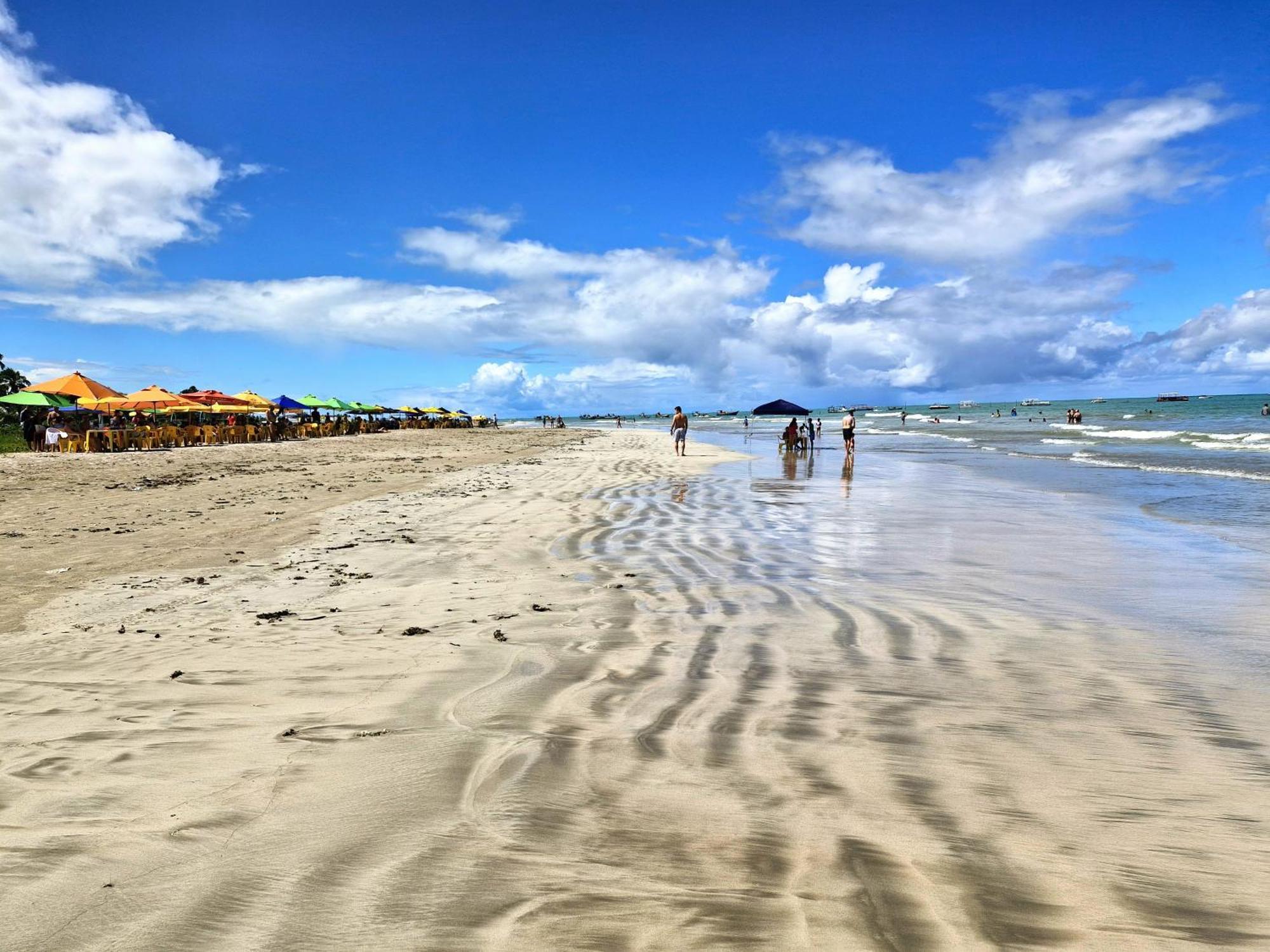 Msflats Paripueira Praia Wifi Ar Cozinha E Varanda Nascente C Rede Exterior foto