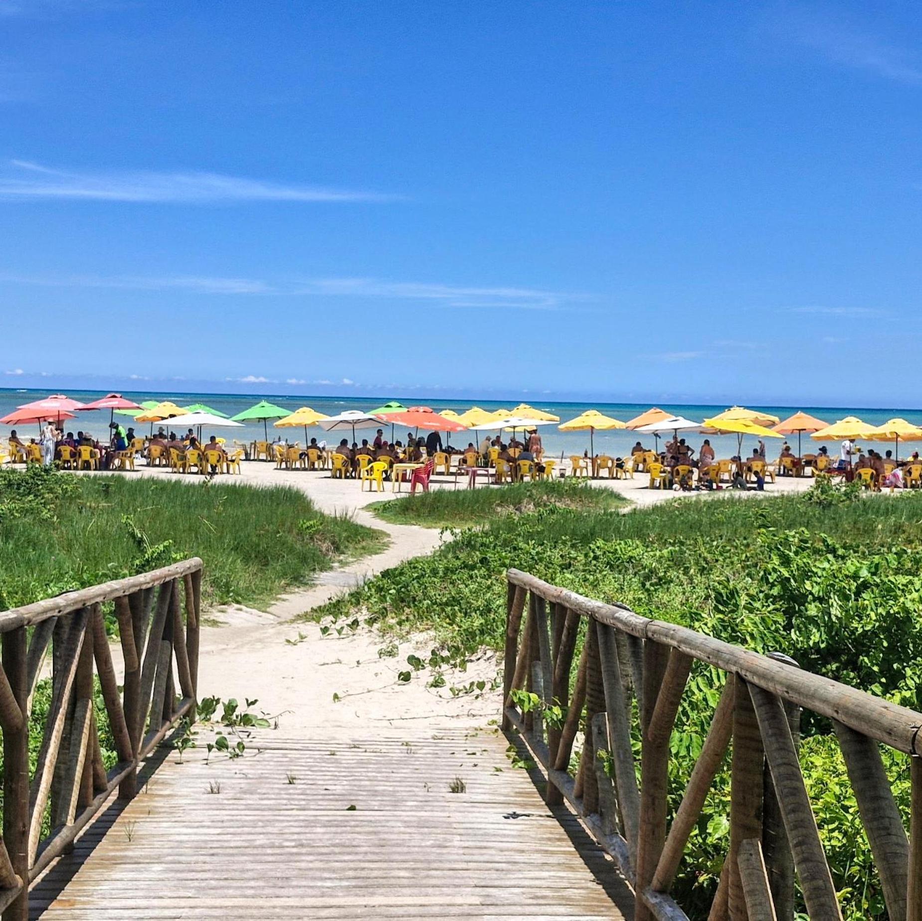 Msflats Paripueira Praia Wifi Ar Cozinha E Varanda Nascente C Rede Exterior foto